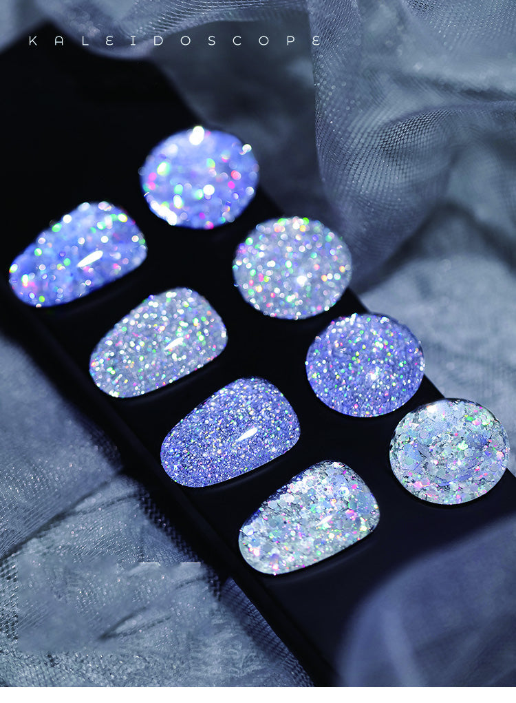 ✨ Sparkle That Speaks: Glitter & Platinum Gel Polish for Nails That Shine | Jenico The Nail 💖