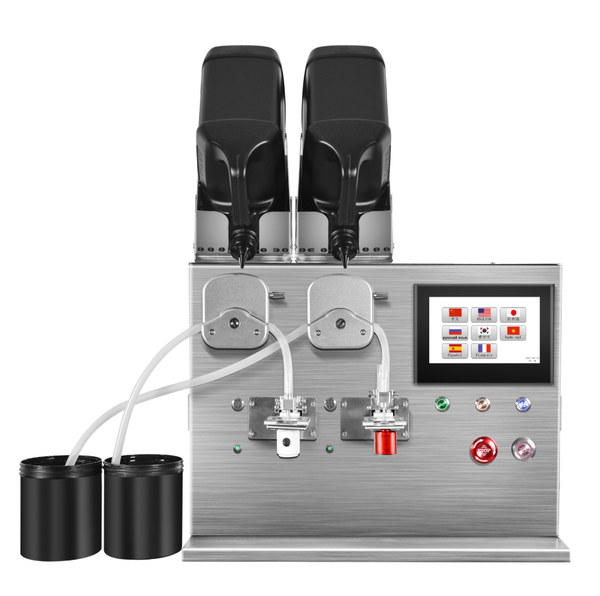 Compact nail gel filling machine